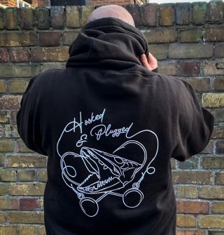Hooked & Plugged Pike X Neck Hoodie - 